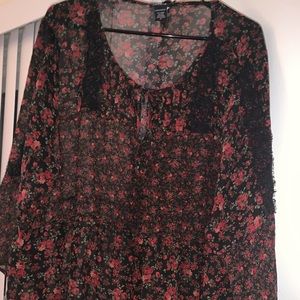 Torrid floral shirt